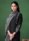 Sylvia By Sahiba Muslin Silk Embroidery Printed Dress Material Exporters In India
